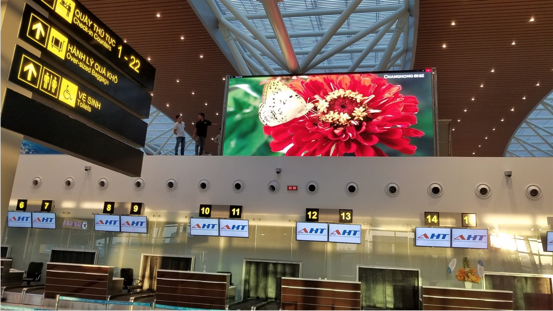 Indoor LED video wall